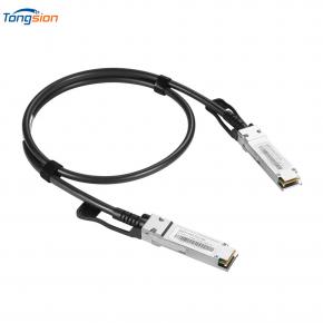 40G QSFP + DAC 1M AWG30 Twinax كابل نحاسي سلبي مباشر متصل